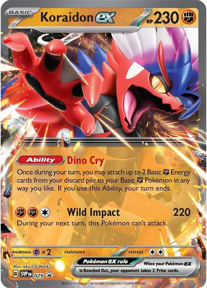 Koraidon ex - 029 - Scarlet & Violet Promo