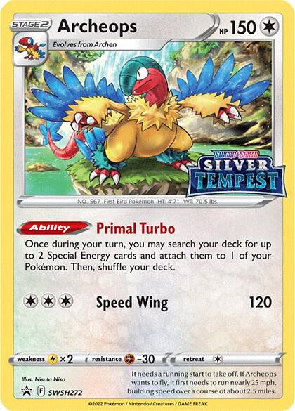 Archeops - SWSH272 (Prerelease) - Sword & Shield Promo