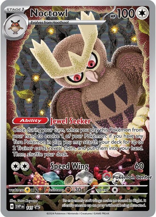 Noctowl - 141 (Pokemon Center Exclusive) - Scarlet & Violet Promo