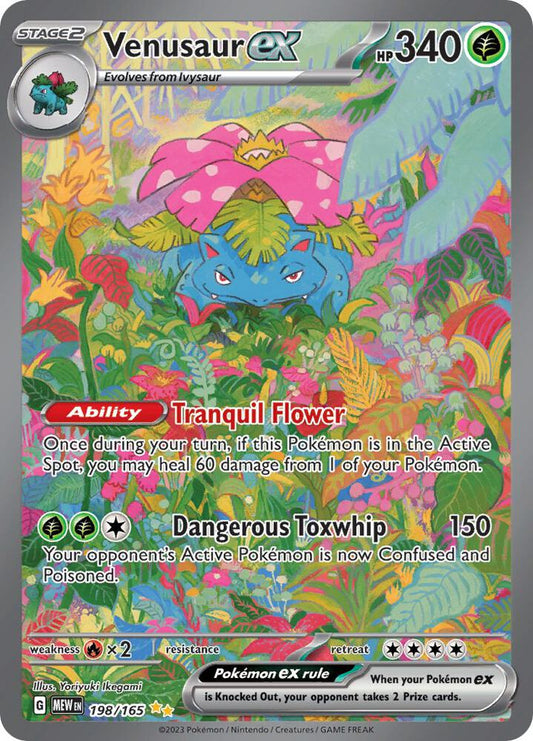 Venusaur ex - 198/165 - Scarlet & Violet 151