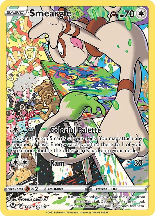 Smeargle - TG10/TG30 - Silver Tempest Trainer Gallery