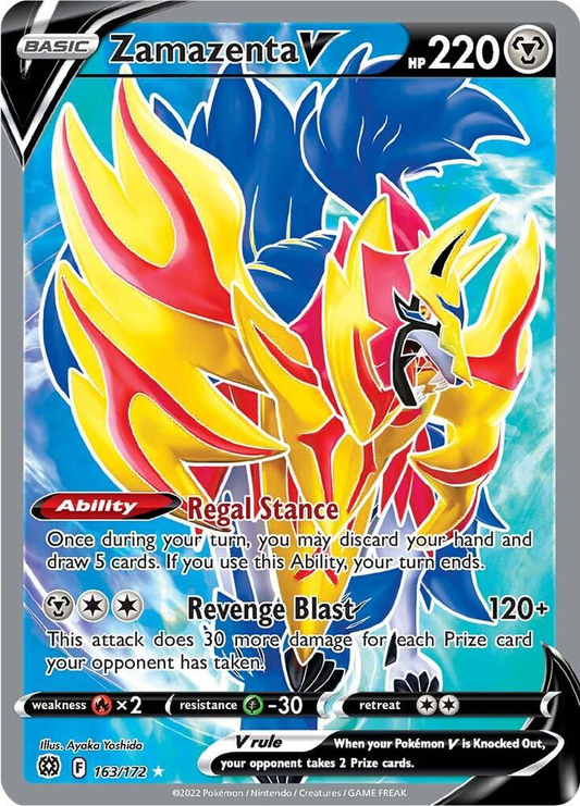 Zamazenta V (Full Art) - 163/172 - Brilliant Stars
